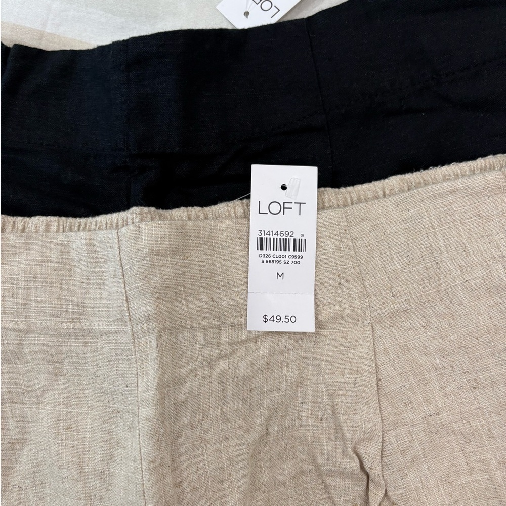 Bundle 2 pairs linen blend shorts - Picture 2 of 3
